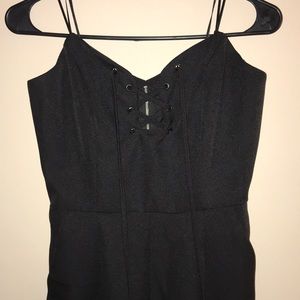 Black Strapless jumper